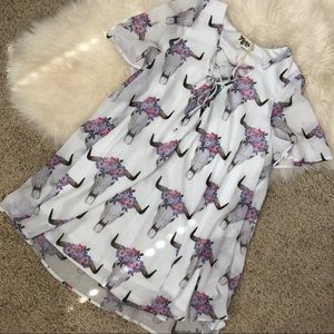 show me your mumu buffalo skull dress